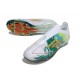 Zapatillas Adidas F50 Elite Laceless FG Blanco Verde Dorado