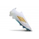 Zapatillas Adidas F50 Elite Laceless FG Blanco Verde Dorado
