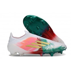 Zapatillas Adidas F50 Elite Laceless FG Rosa Verde Dorado