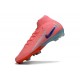 Botines de Fútbol Nike Mercurial Superfly 10 Elite FG Rosa Azul