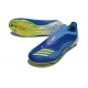 Adidas F50 Elite Laceless FG X MESSI Azul Royal Amarillo Solar Semi Azul Burst