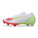 Nike Air Zoom Mercurial Vapor 16 Elite FG Blanco Verde Rojo