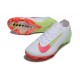 Nike Air Zoom Mercurial Vapor 16 Elite FG Blanco Verde Rojo