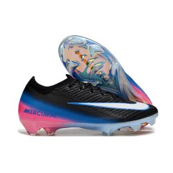 Botines Nike Mercurial Vapor XVI Elite FG Negro Blanco Azul Rosa