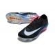 Botines Nike Mercurial Vapor XVI Elite FG Negro Blanco Azul Rosa