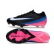 Botines Nike Mercurial Vapor XVI Elite FG Negro Blanco Rosa