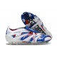 Botas adidas Predator 25 Elite Tongue FG Blanco Azul Rojo