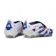 Botas adidas Predator 25 Elite Tongue FG Blanco Azul Rojo