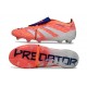 Botas adidas Predator 25 Elite Tongue FG Naranja Blanco