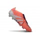 Botas adidas Predator 25 Elite Tongue FG Naranja Blanco