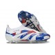 adidas Predator Elite Sin Cordones FG Blanco Azul Rojo