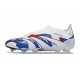 adidas Predator Elite Sin Cordones FG Blanco Azul Rojo