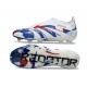 adidas Predator Elite Sin Cordones FG Blanco Azul Rojo