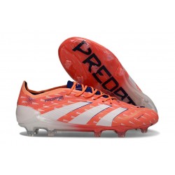 Bota de Futbol adidas Predator Elite FG Naranja Blanco