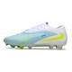Zapatillas de Fútbol Nike Phantom 6 Low Elite FG Azul Blanco Amarillo