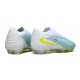Zapatillas de Fútbol Nike Phantom 6 Low Elite FG Azul Blanco Amarillo