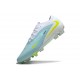 Zapatillas de Fútbol Nike Phantom 6 Low Elite FG Azul Blanco Amarillo