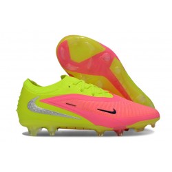 Zapatillas de Fútbol Nike Phantom 6 Low Elite FG Rosa Limalight 