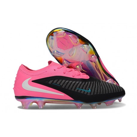Zapatillas de Fútbol Nike Phantom 6 Low Elite FG Rosa Negro