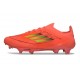 Bota de Futbol Adidas F50+ FG Rojo Dorado