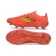 Bota de Futbol Adidas F50+ FG Rojo Dorado