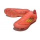 Bota de Futbol Adidas F50+ FG Rojo Dorado