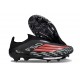 Zapatillas Adidas F50+ Laceless FG Negro Rojo