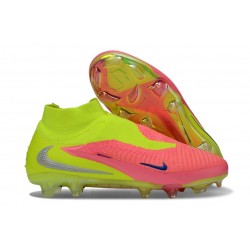 Bota Nike Phantom 6 Df Elite Fg Rosa Amarillo