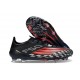 Botas Adidas F50 Elite FG Negro Rojo