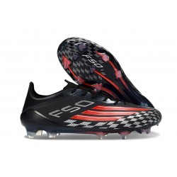 Botas Adidas F50 Elite FG Negro Rojo