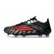 Botas Adidas F50 Elite FG Negro Rojo