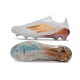 Botas Adidas F50 Elite FG Blanco Dorado