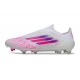 Zapatillas Adidas F50 Elite Laceless FG Blanco Rosa