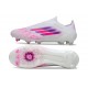Zapatillas Adidas F50 Elite Laceless FG Blanco Rosa