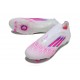 Zapatillas Adidas F50 Elite Laceless FG Blanco Rosa
