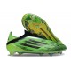 Zapatillas Adidas F50 Elite Laceless FG Verde Negro
