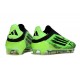 Zapatillas Adidas F50 Elite Laceless FG Verde Negro