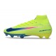 Botines de Fútbol Nike Mercurial Superfly 10 Elite FG Limalight Voltio Azul