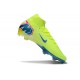 Botines de Fútbol Nike Mercurial Superfly 10 Elite FG Limalight Voltio Azul