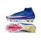 Botines de Fútbol Nike Mercurial Superfly 10 Elite FG Azul Blanco