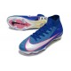 Botines de Fútbol Nike Mercurial Superfly 10 Elite FG Azul Blanco