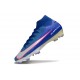 Botines de Fútbol Nike Mercurial Superfly 10 Elite FG Azul Blanco
