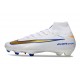 Botines de Fútbol Nike Mercurial Superfly 10 Elite FG Blanco Dorada