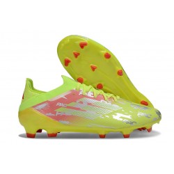 Botas Adidas F50 Elite FG Amarillo Rojo