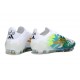 Botas Adidas F50 Elite FG Blanco Verde Dorada