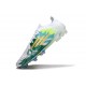Botas Adidas F50 Elite FG Blanco Verde Dorada