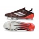 Botas Adidas F50 Elite FG Leopardo Plateado Rojo