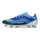 Botas Adidas F50 Elite FG X Messi Azul Royal Amarillo Solar Semi Azul Burst