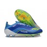 Botas Adidas F50 Elite FG X Messi Azul Royal Amarillo Solar Semi Azul Burst