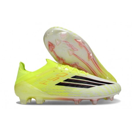 Botas Adidas F50 Elite FG Amarillo Negro